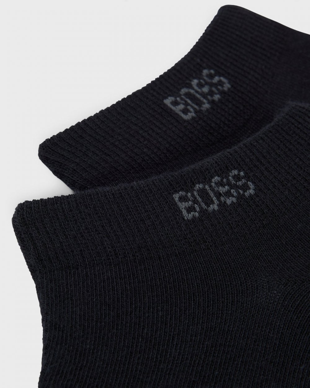 BOSS Orange Two-Pack of Ankle Length Socks in Stretch Fabric NOS - Black 001