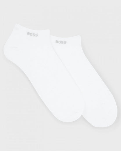 BOSS Orange Two-Pack of Ankle Length Socks in Stretch Fabric NOS