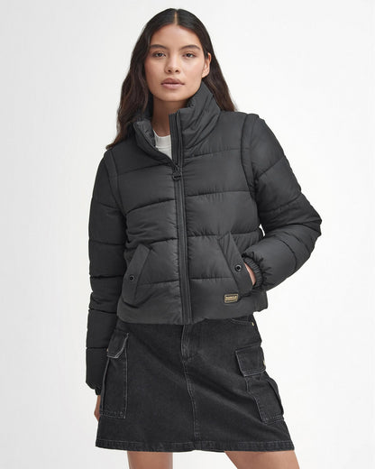 Barbour International Webber Womens Puffer Jacket - Black
