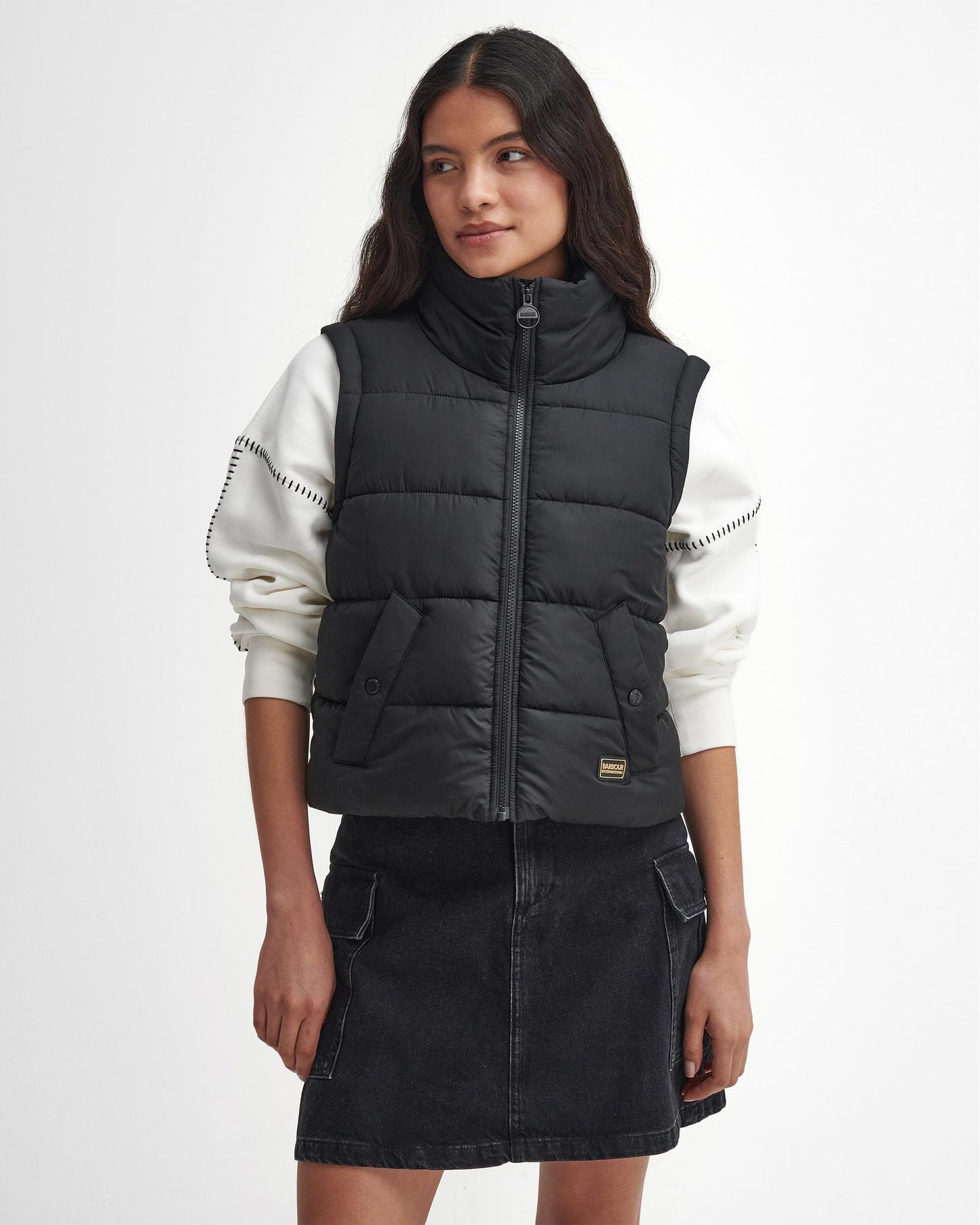 Barbour International Webber Womens Puffer Jacket - Black