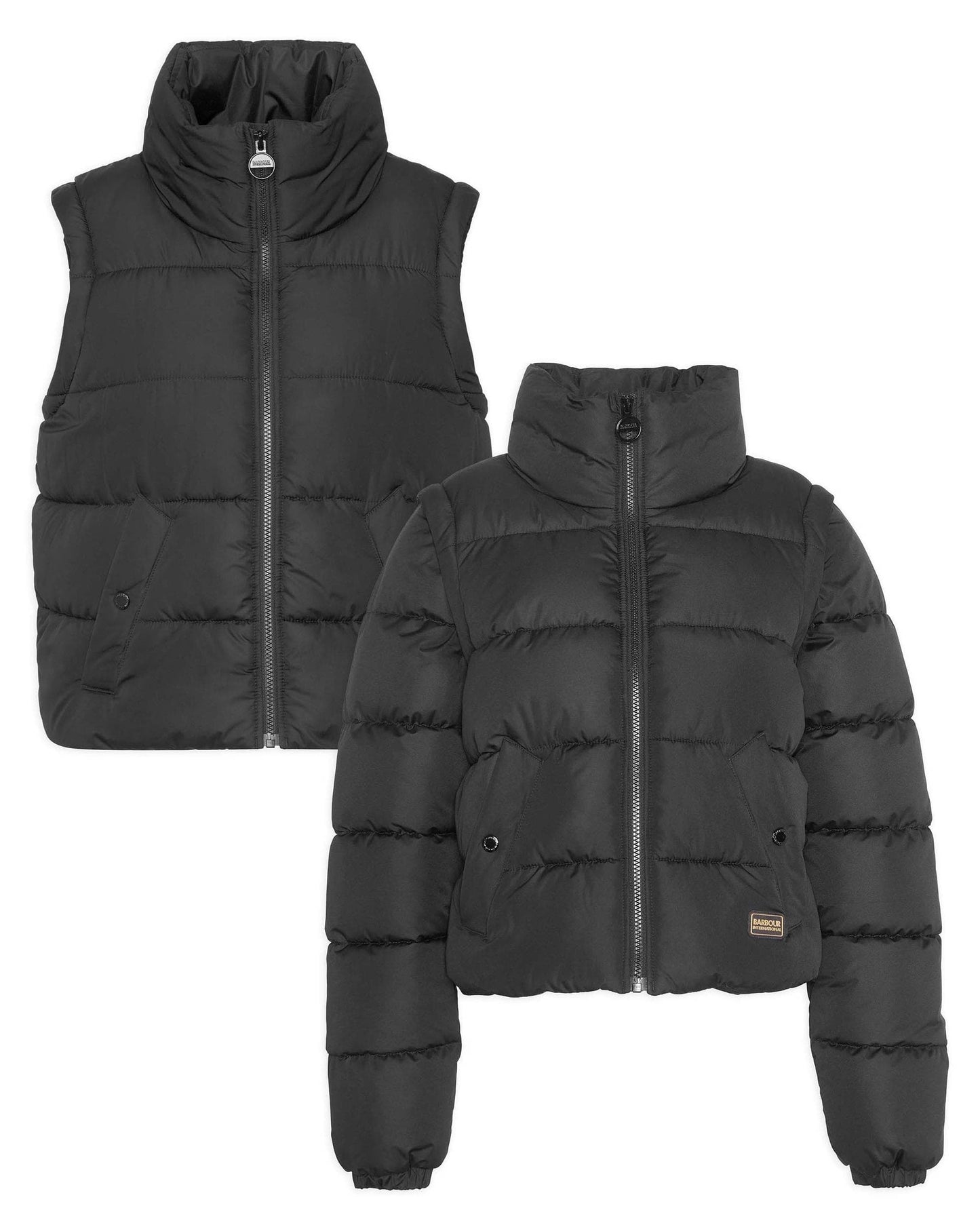 Barbour International Webber Womens Puffer Jacket - Black