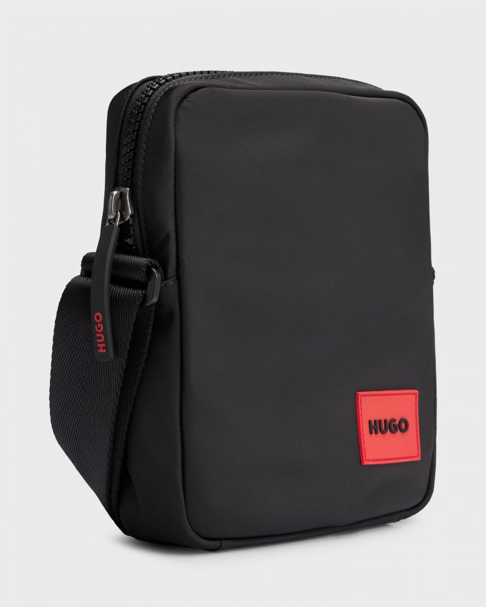 HUGO Ethon 2.0N Mens Reporter Bag with Red Logo Patch NOS