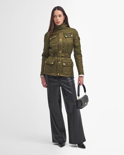 Barbour International Womens Polarquilt Jacket - Empire Green