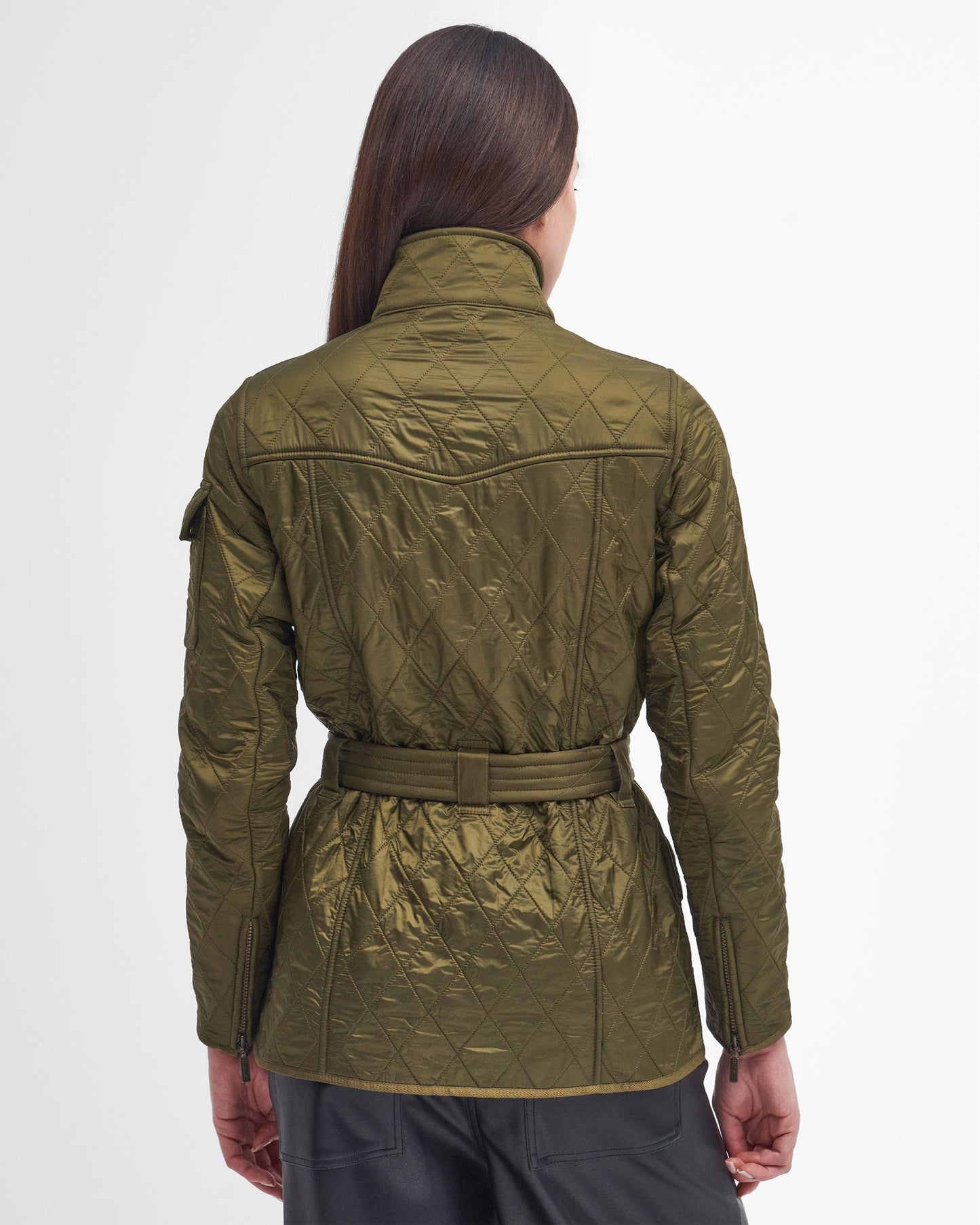 Barbour International Womens Polarquilt Jacket - Empire Green