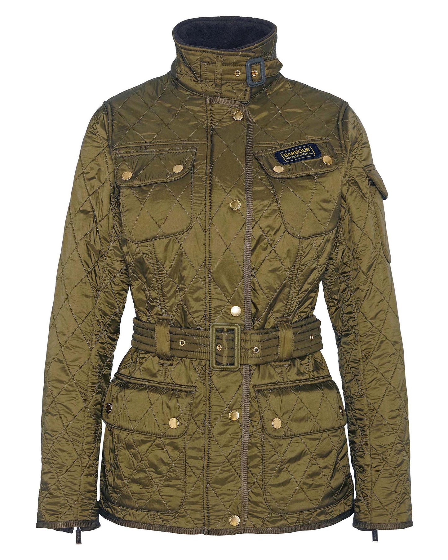 Barbour International Womens Polarquilt Jacket - Empire Green