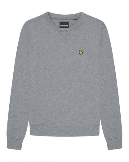 Lyle & Scott Mens Sweatshirt ML424VOG - T28 Mid Grey Marl