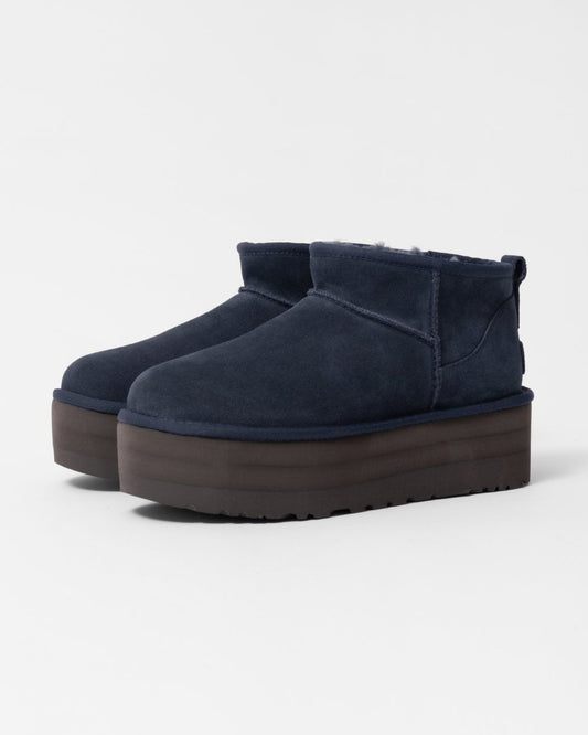UGG Classic Ultra Mini Womens Platform Boot - Evening Blue