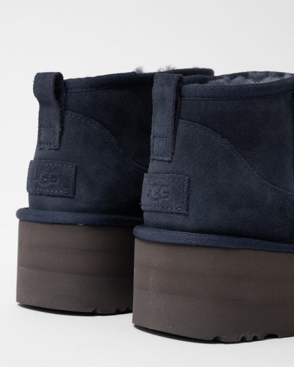 UGG Classic Ultra Mini Womens Platform Boot - Evening Blue