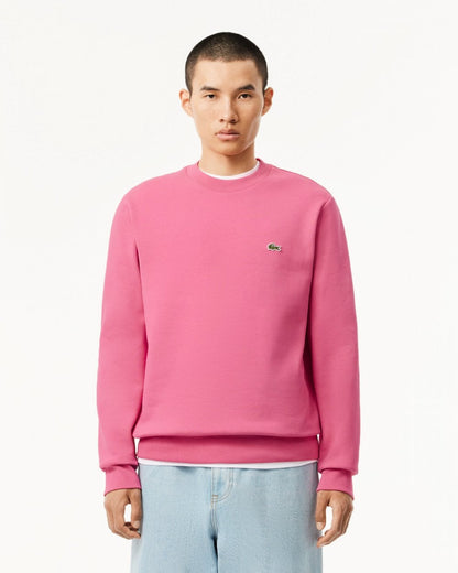 Lacoste Mens Crew Neck Fleece Sweatshirt