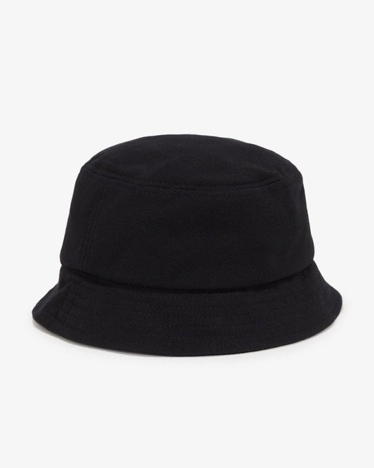 Fred Perry Mens Pique Bucket Hat - Black/Snow White 843
