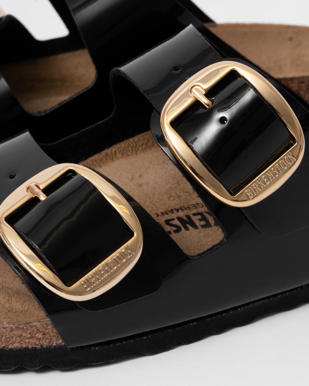 Birkenstock Arizona Big Buckle Birko-Flor Patent Womens Sandals