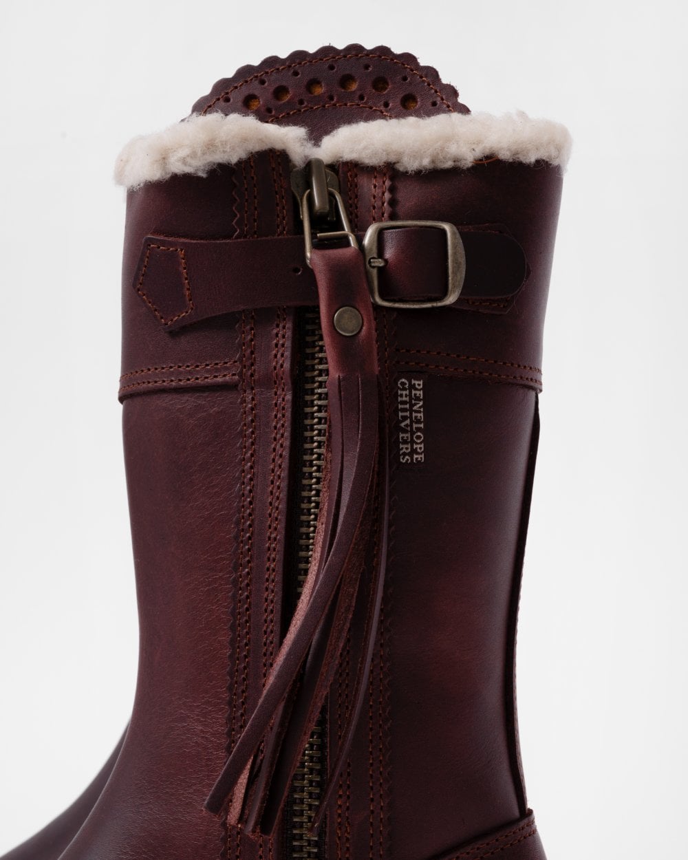 Penelope Chilvers Mid-Calf Lined Womens Tassel Boots