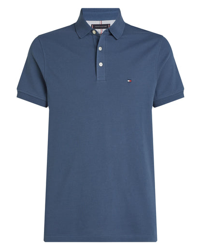 Tommy Hilfiger Core 1985 Slim Mens Polo Shirt - Aegean Sea
