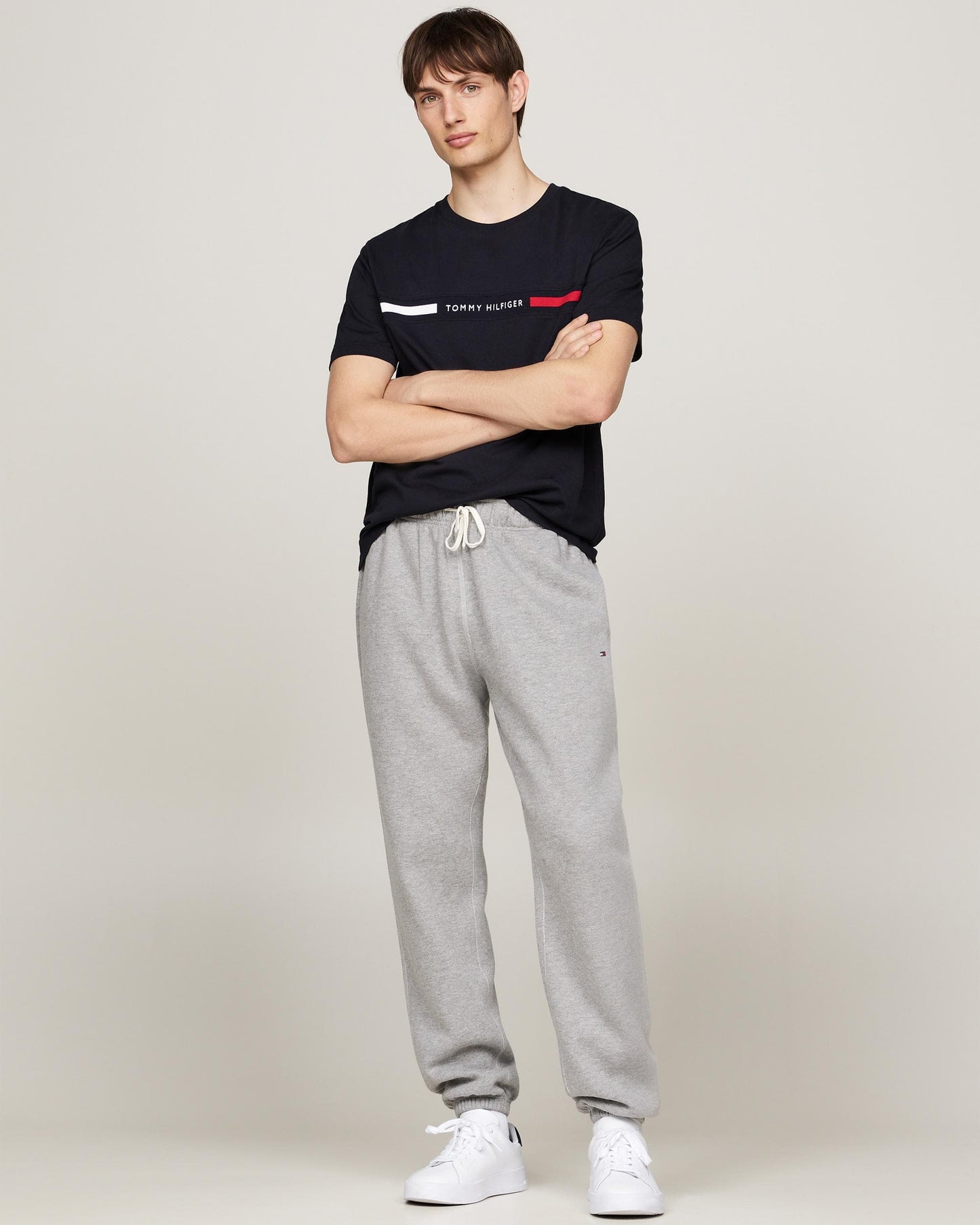 Tommy Hilfiger Hilfiger Chest Insert Mens T-Shirt - Desert Sky