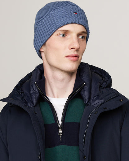 Tommy Hilfiger TH Flag Mens Pima Cotton Beanie
