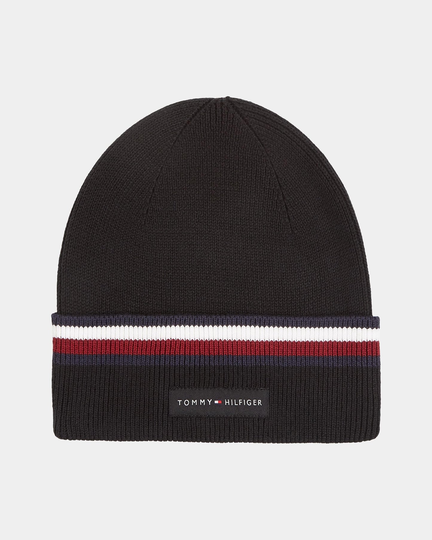 Tommy Hilfiger TH Corp Love Solid Stripe Mens Beanie