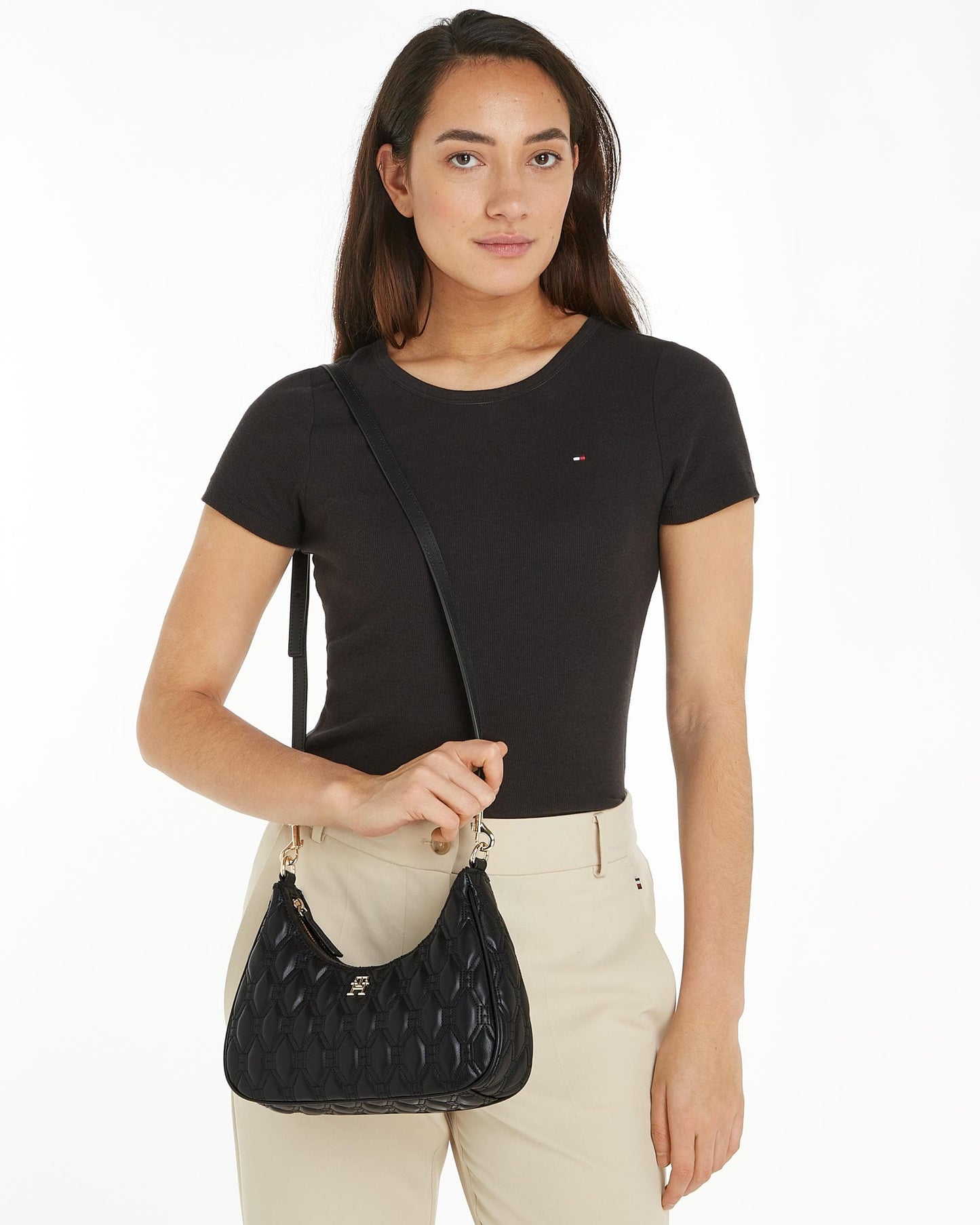 Tommy Hilfiger TH Refined Quilted Womens Crossover Bag