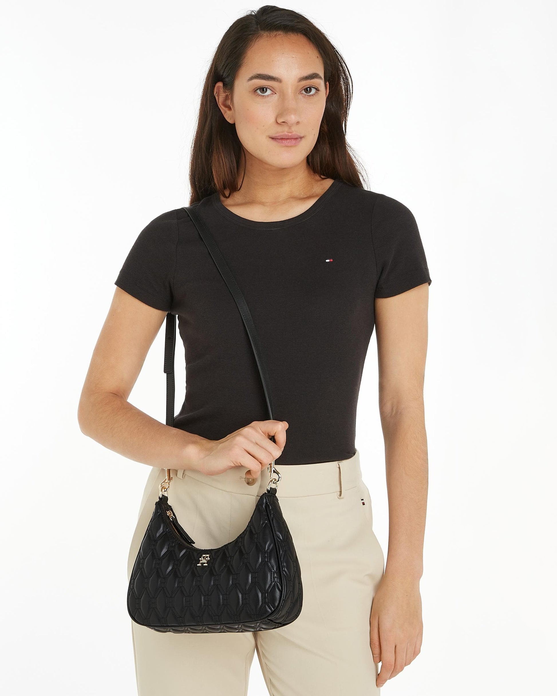 Tommy Hilfiger TH Refined Quilted Womens Crossover Bag
