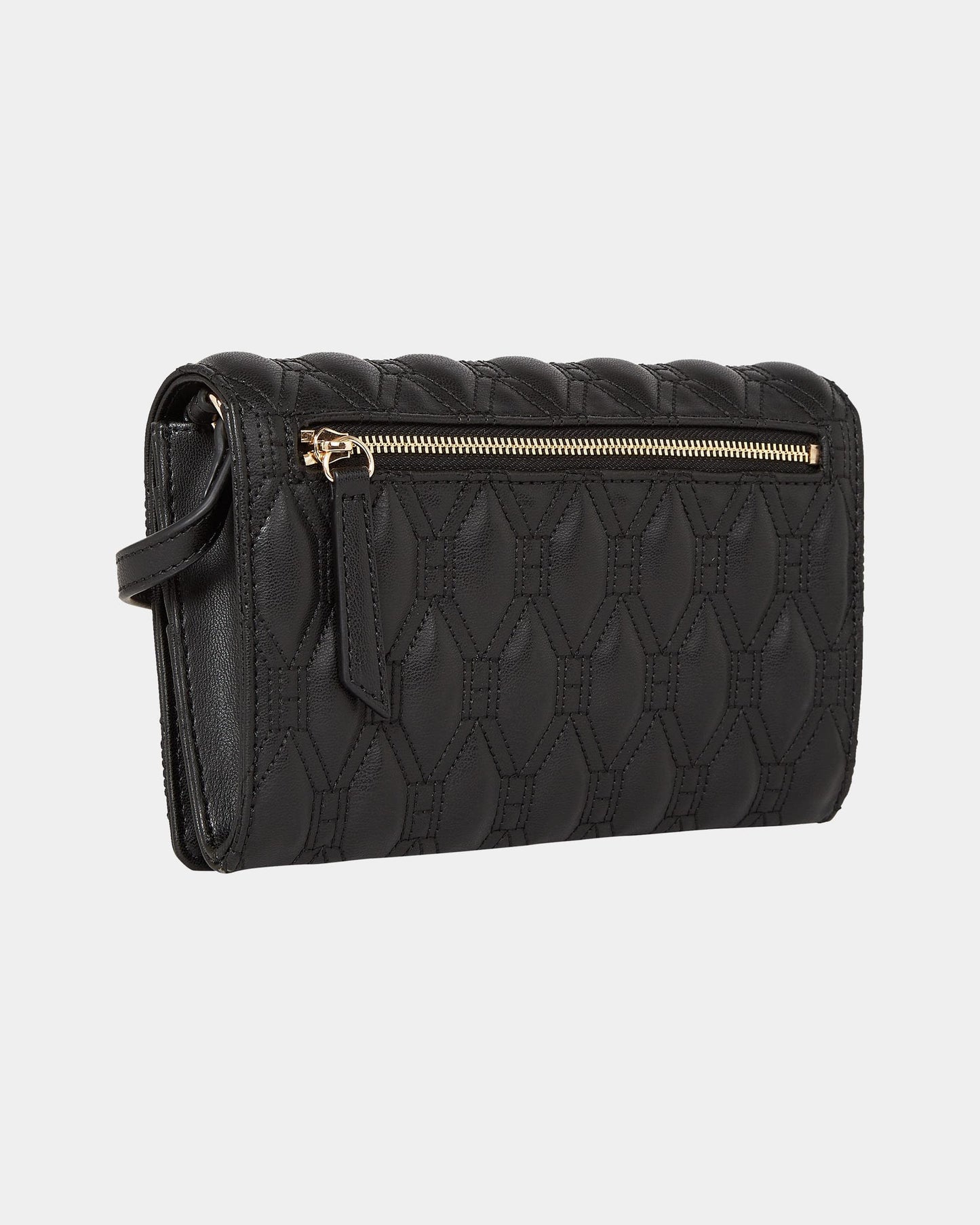 Tommy Hilfiger TH Refined Flap Quilted Womens Crossover Bag