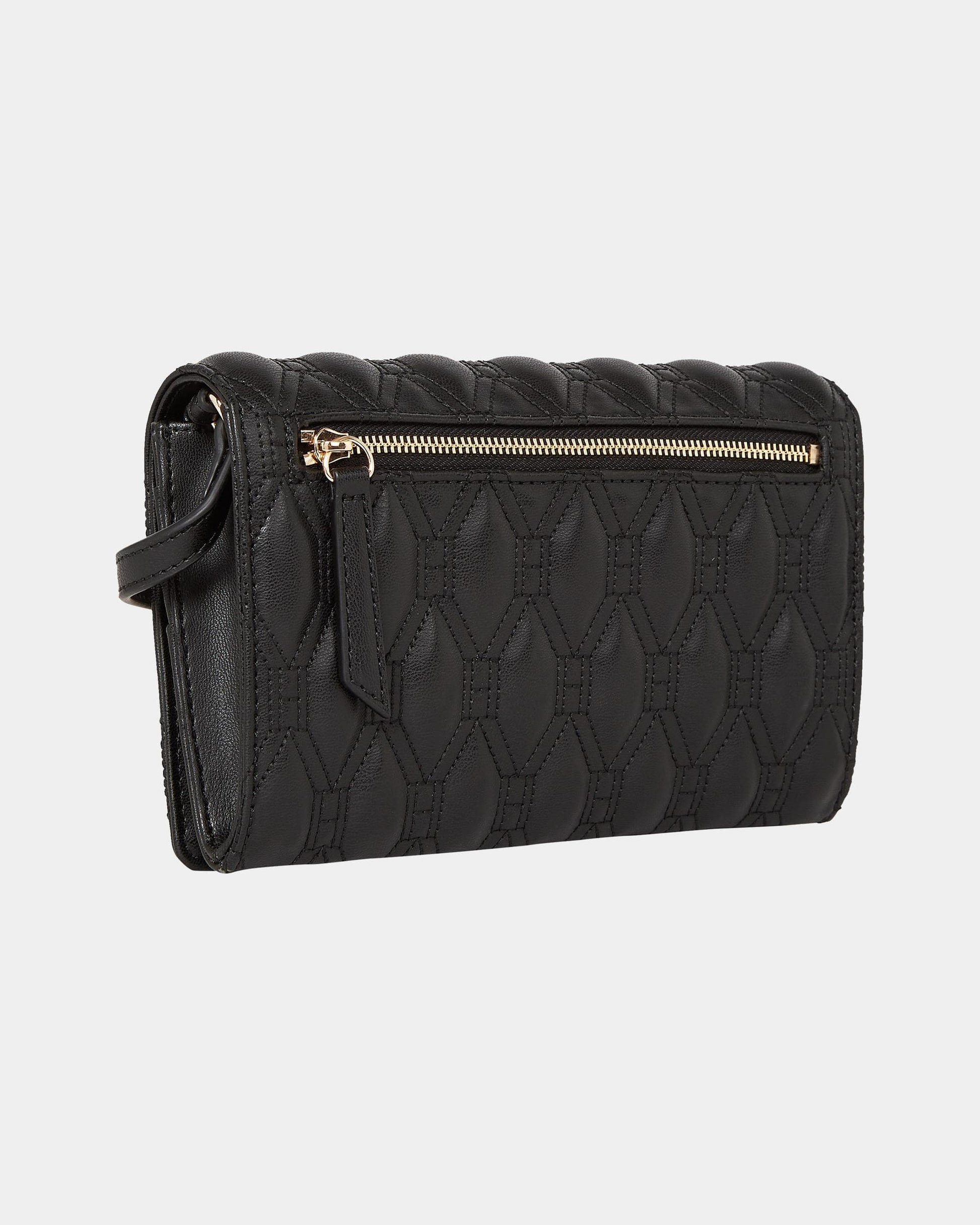 Tommy Hilfiger TH Refined Flap Quilted Womens Crossover Bag