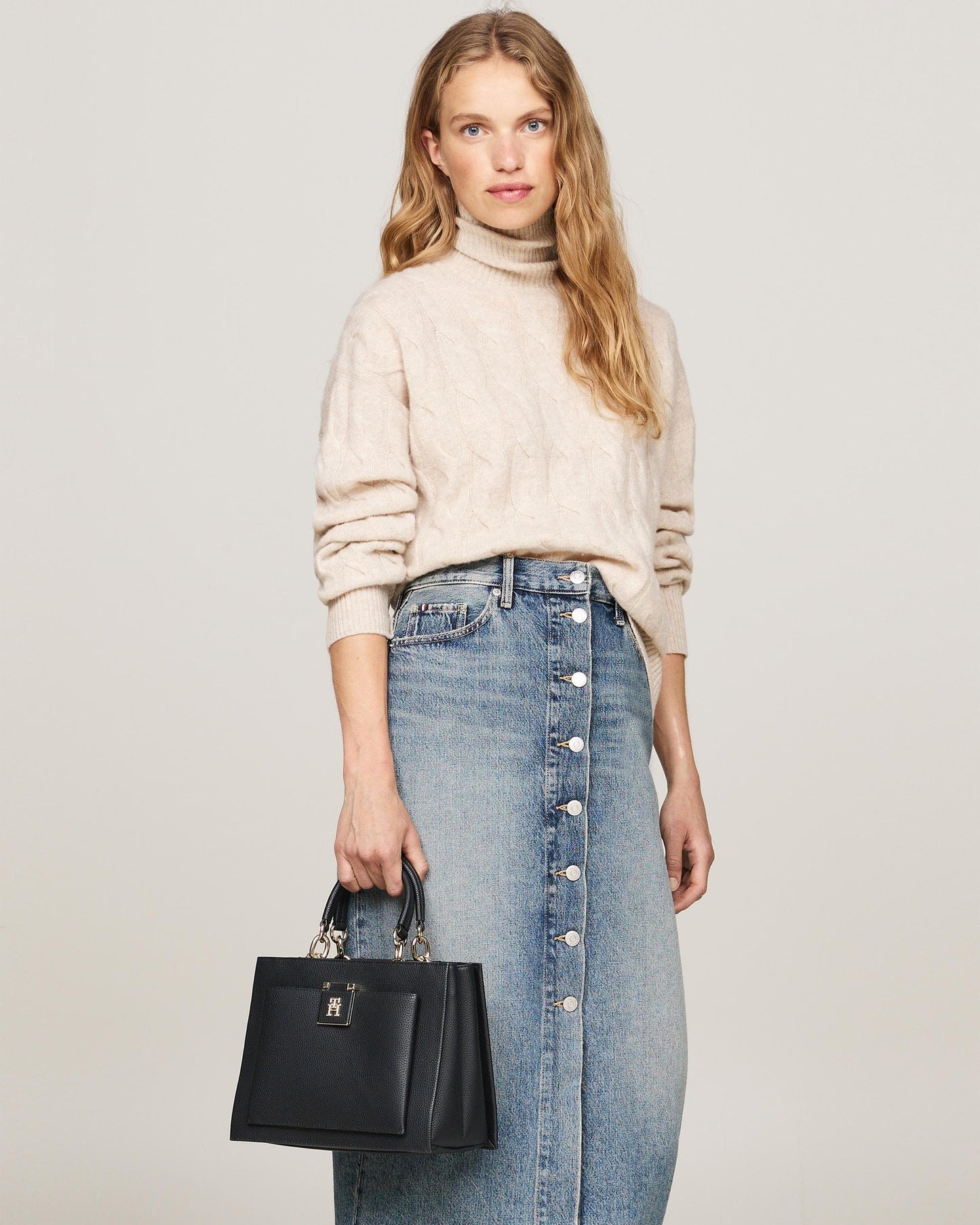 Tommy Hilfiger TH Heritage Womens Mini Tote Bag
