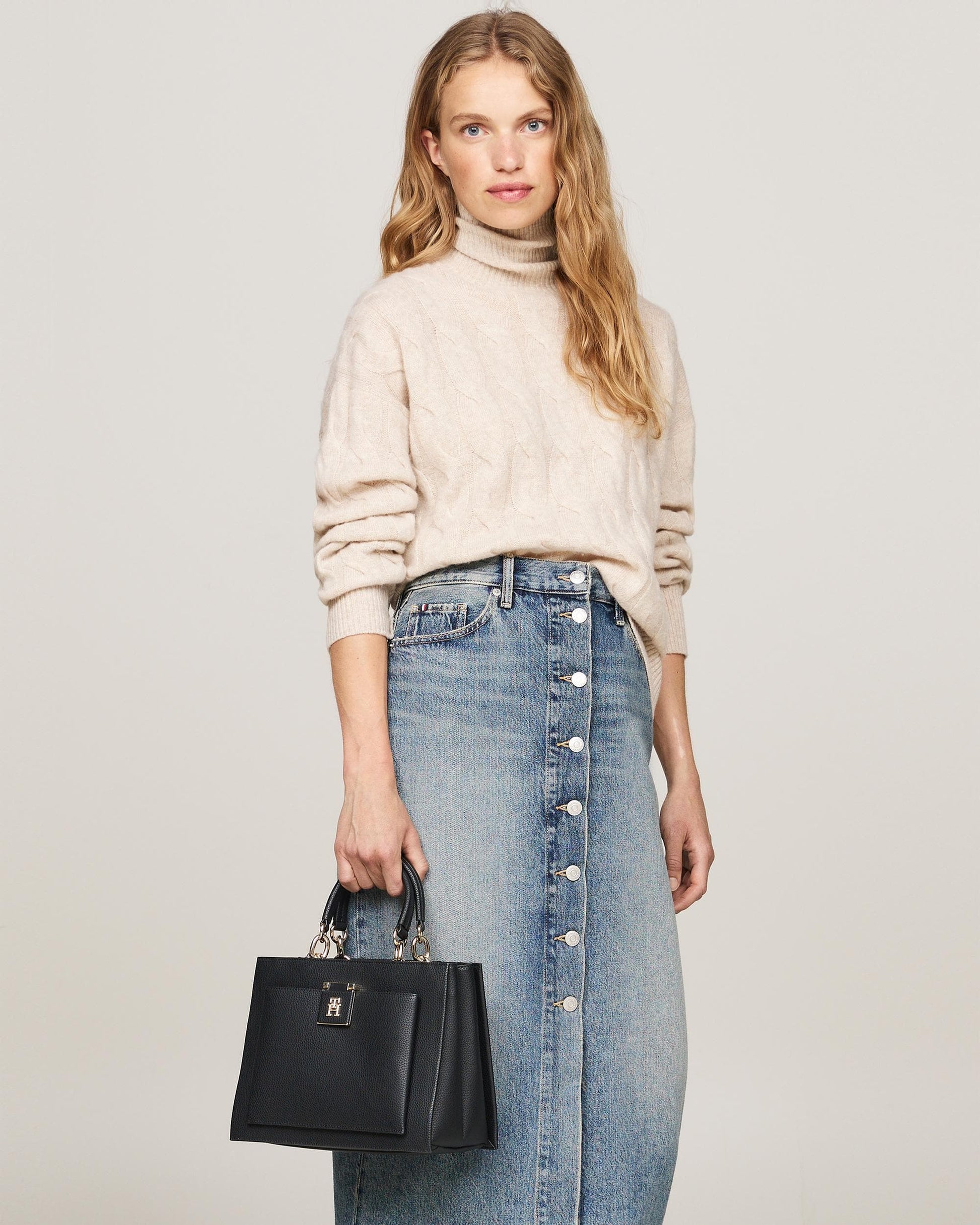 Tommy Hilfiger TH Heritage Womens Mini Tote Bag