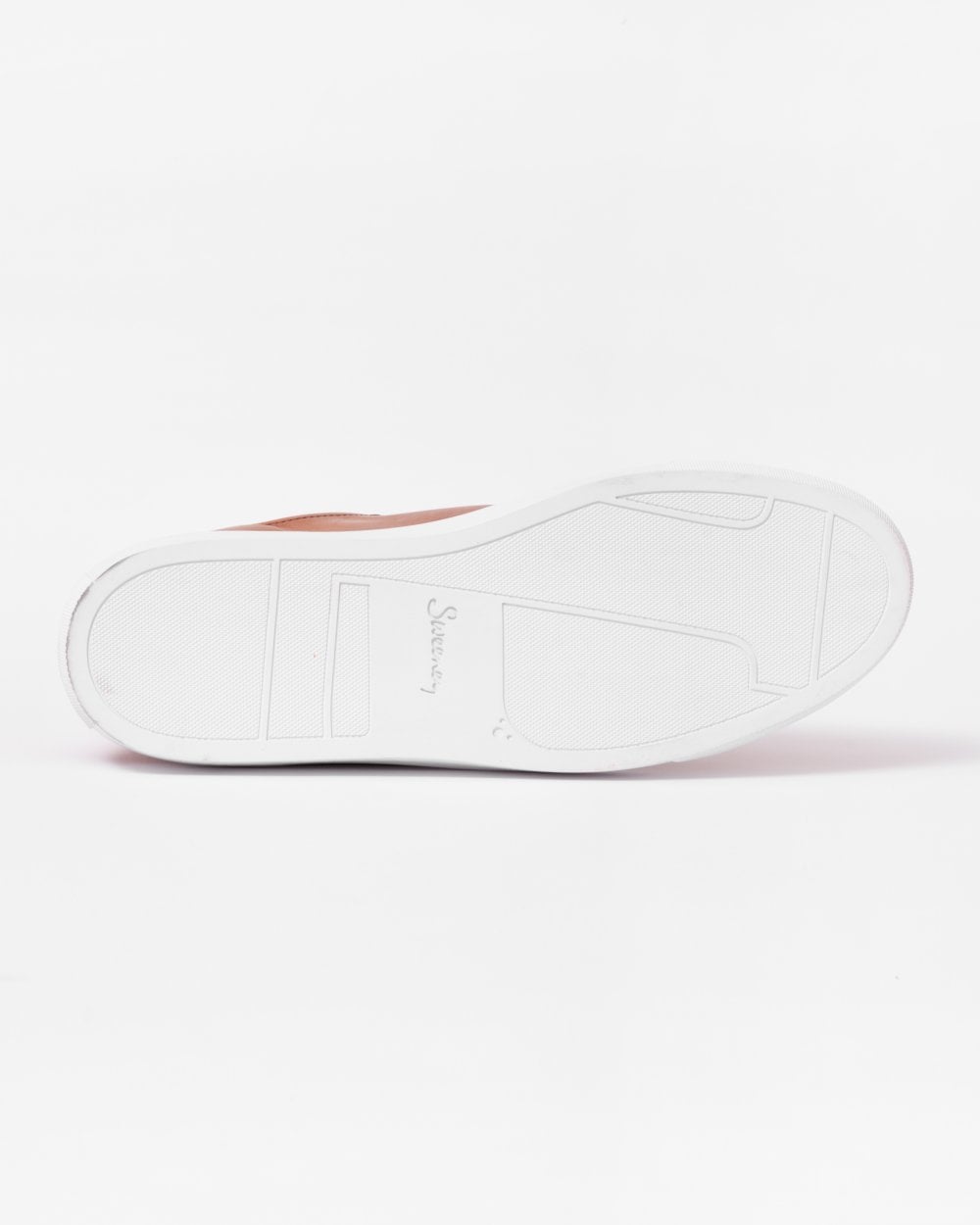 Oliver Sweeney Hayle Antiqued Calf Leather Mens Trainers - Cognac