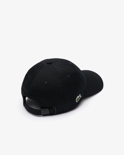 Lacoste Unisex Twill Cap - Black 031