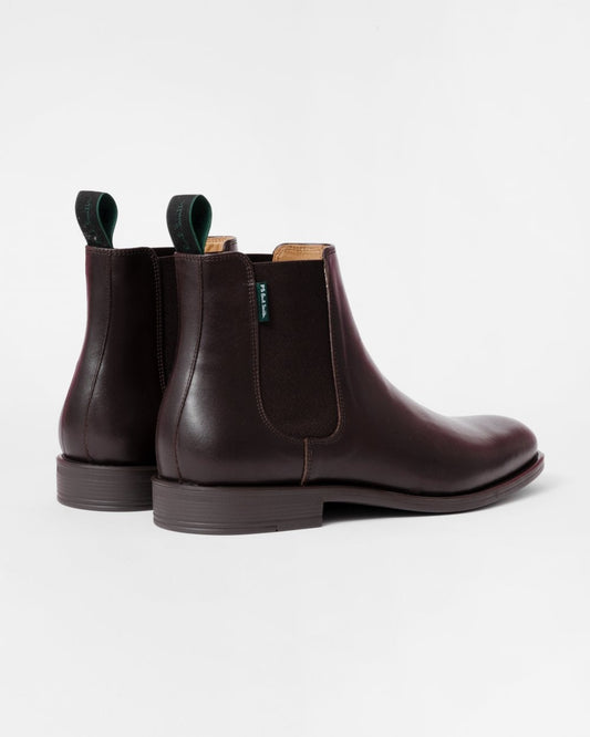 Paul Smith Cedric Mens Leather Chelsea Boots - 66 Brown