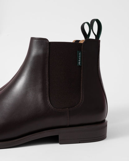 Paul Smith Cedric Mens Leather Chelsea Boots - 66 Brown