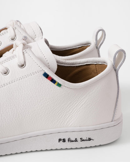 Paul Smith Miyata Mens Calf Leather Trainers - 01 White