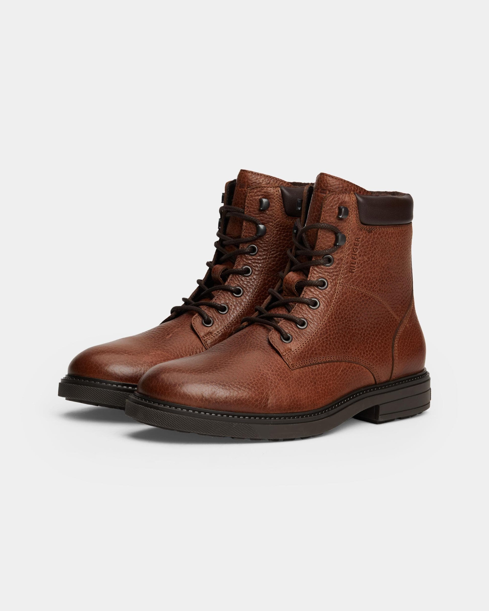 Tommy Hilfiger Hilfiger Outdoor Mens Warm Leather Boots