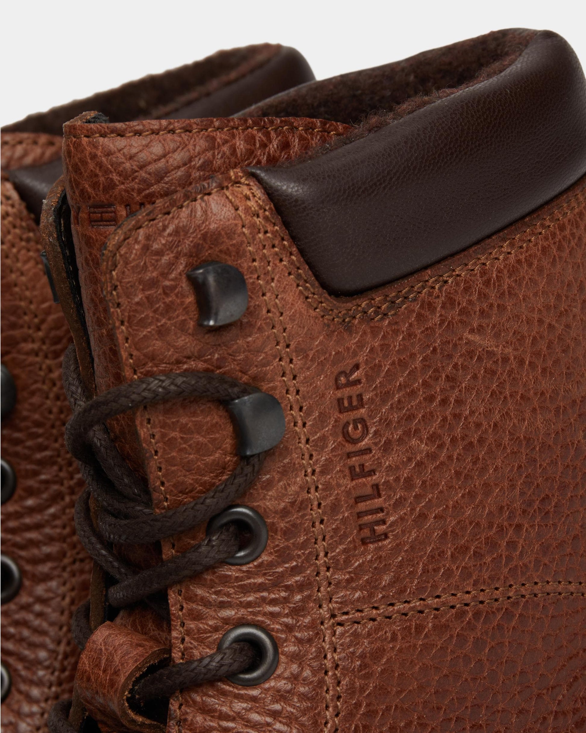 Tommy Hilfiger Hilfiger Outdoor Mens Warm Leather Boots