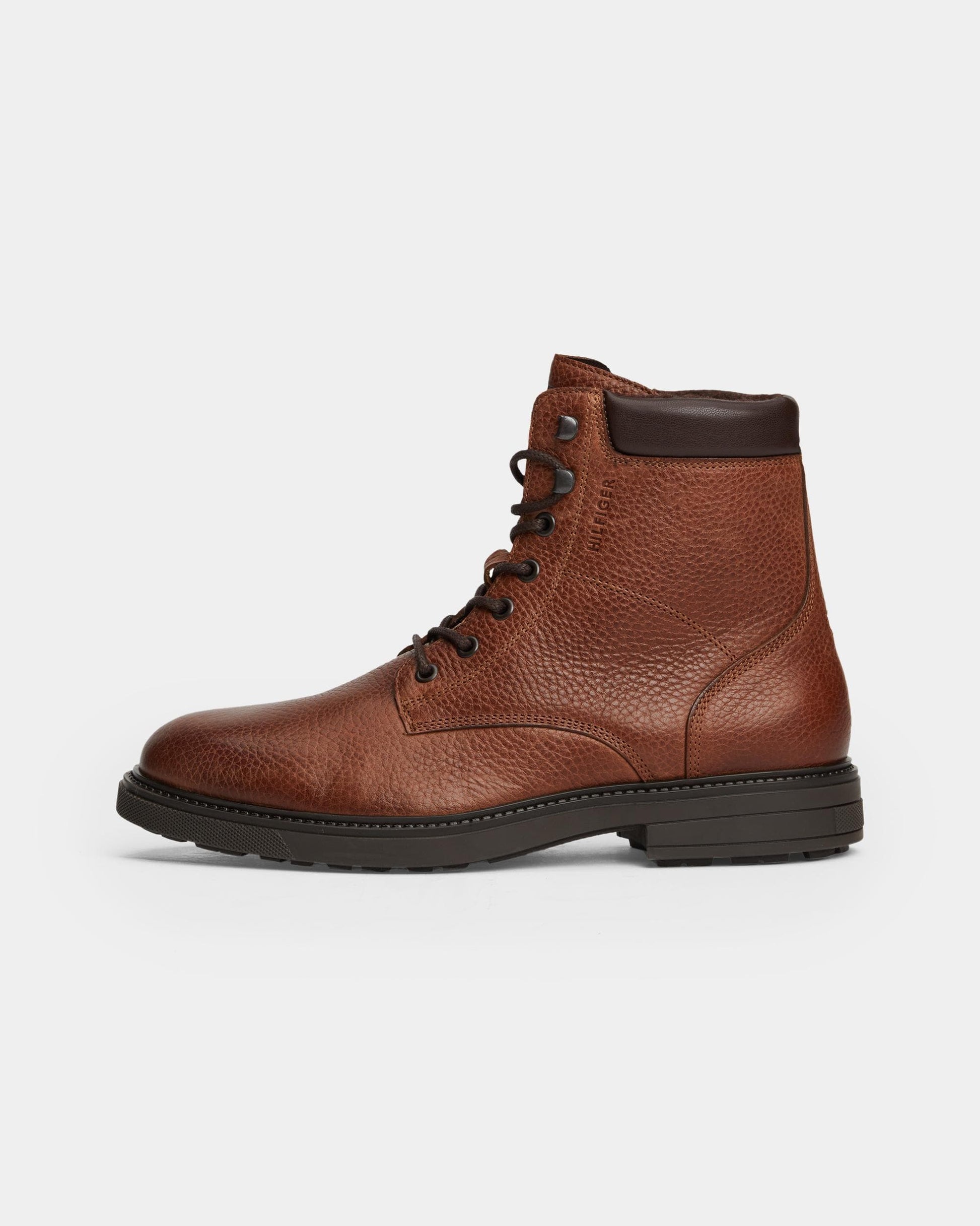 Tommy Hilfiger Hilfiger Outdoor Mens Warm Leather Boots