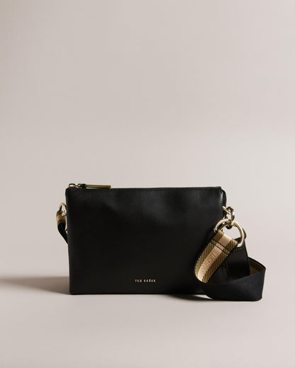 Ted Baker DARCEYY Womens Branded Webbing Leather Crossbody Bag