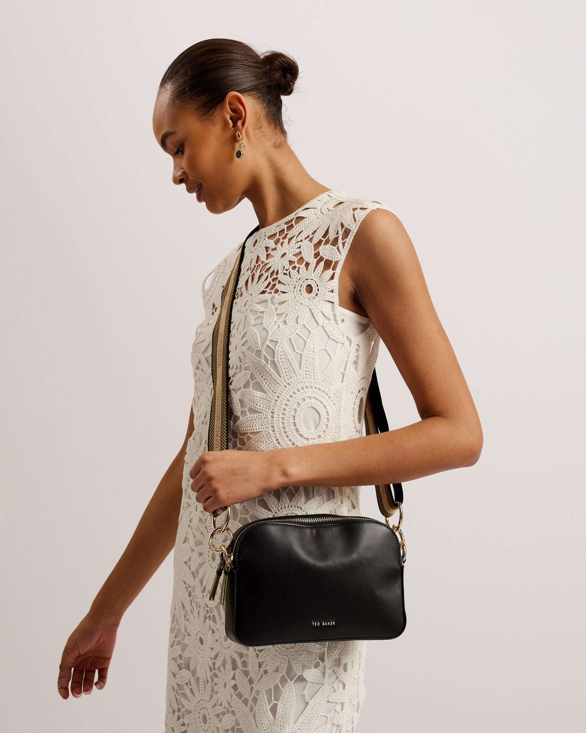 Ted Baker Darcelo Womens Branded Webbing Camera Bag