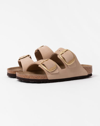 Birkenstock Arizona Big Buckle Womens Nubuck Leather Sandals
