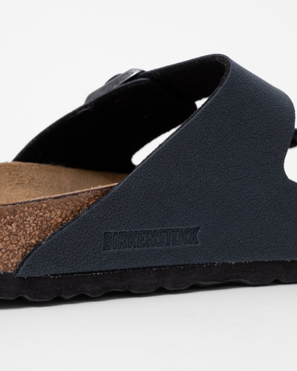 Birkenstock Arizona Birko-Flor Nubuck Womens Sandals - Basalt