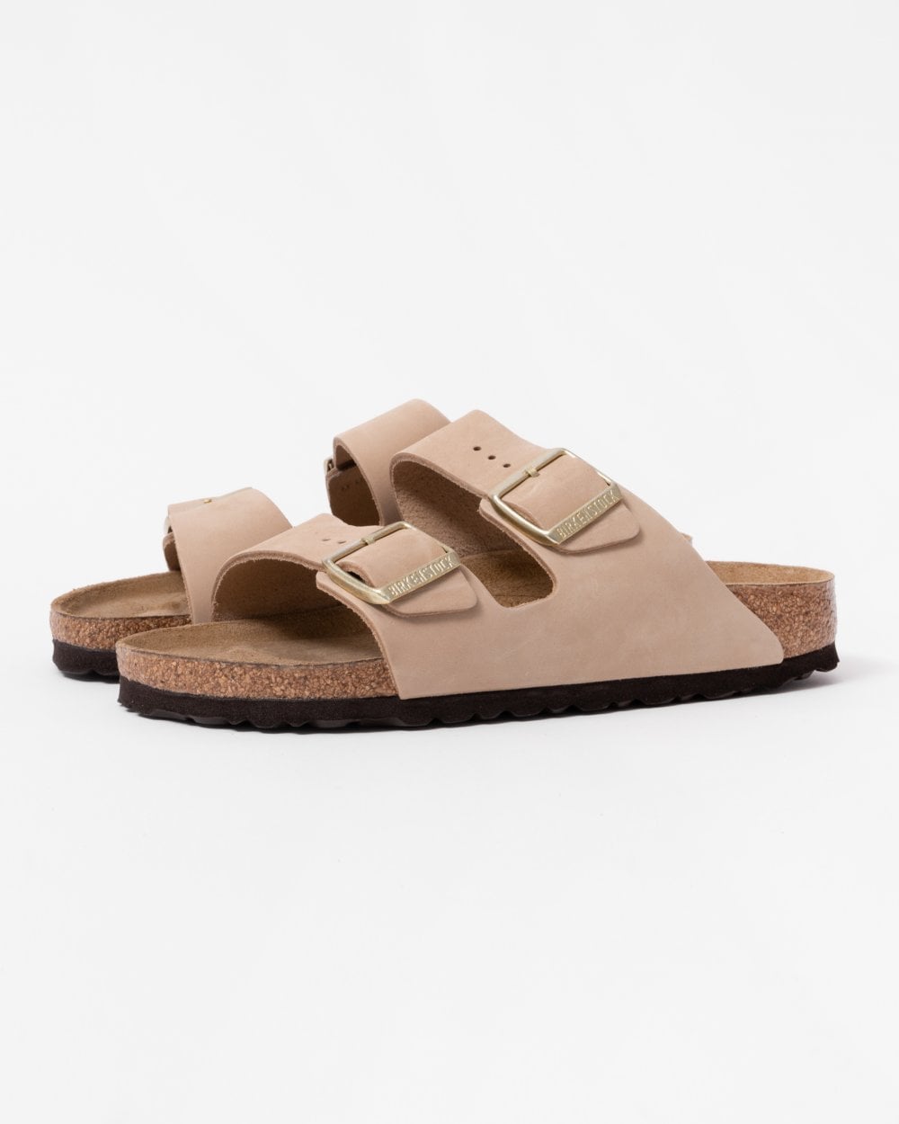 Birkenstock Arizona Nubuck Leather Soft Footbed Womens Sandals