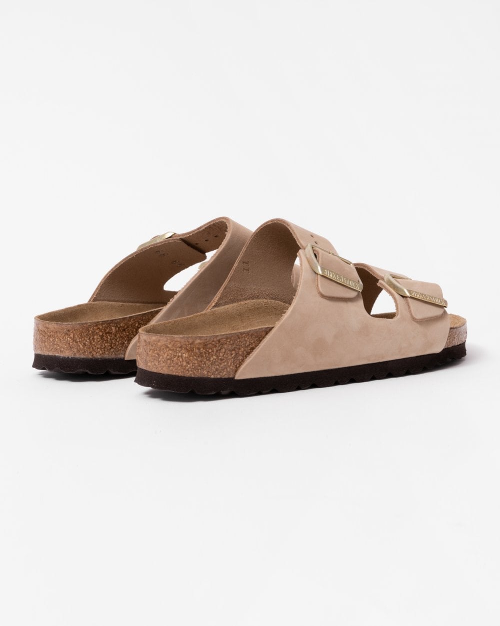 Birkenstock Arizona Nubuck Leather Soft Footbed Womens Sandals
