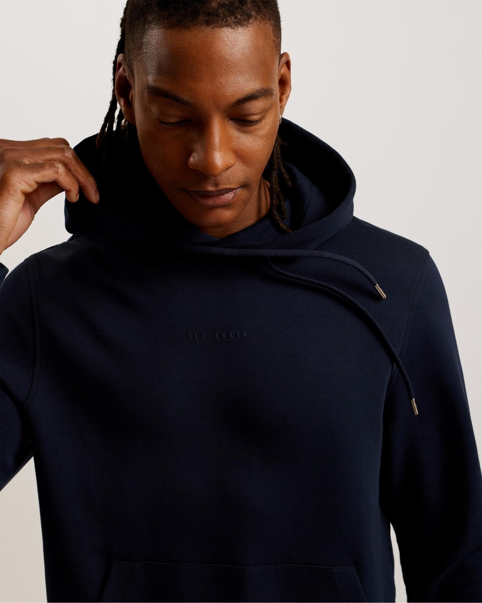 Ted Baker Ted Baker DROTOW Mens Regular Branded Hoodie