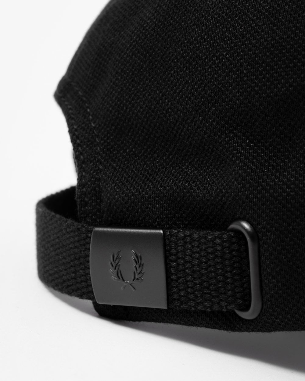 Fred Perry Classic Piqué Cap - Black/Whisky Brown S76