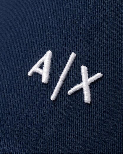 Armani Exchange Mens Mini A|X Logo Baseball Cap - Navy 37735