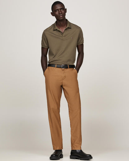 Tommy Hilfiger Liquid Cotton Essential Mens Polo - Army Green