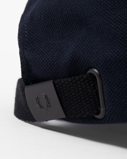 Fred Perry Classic Piqué Cap - Navy/Honeycomb W75