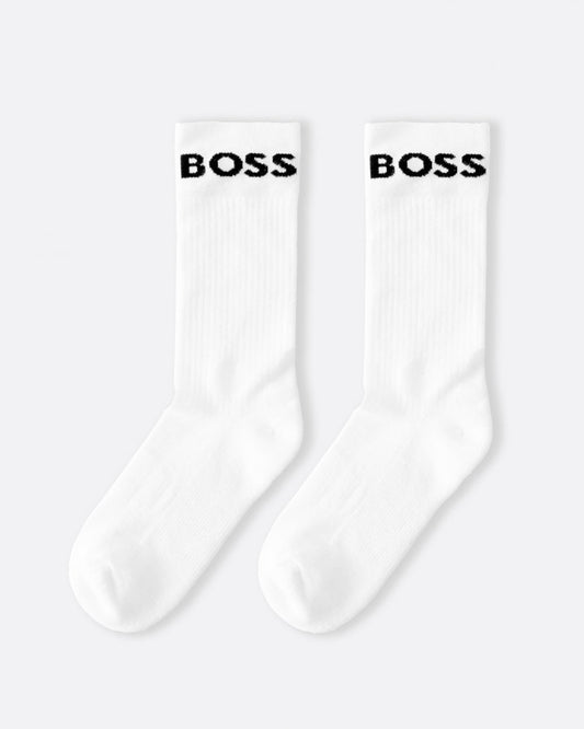 BOSS Green 2 Pack RS Sport Socks NOS - White/Black 100