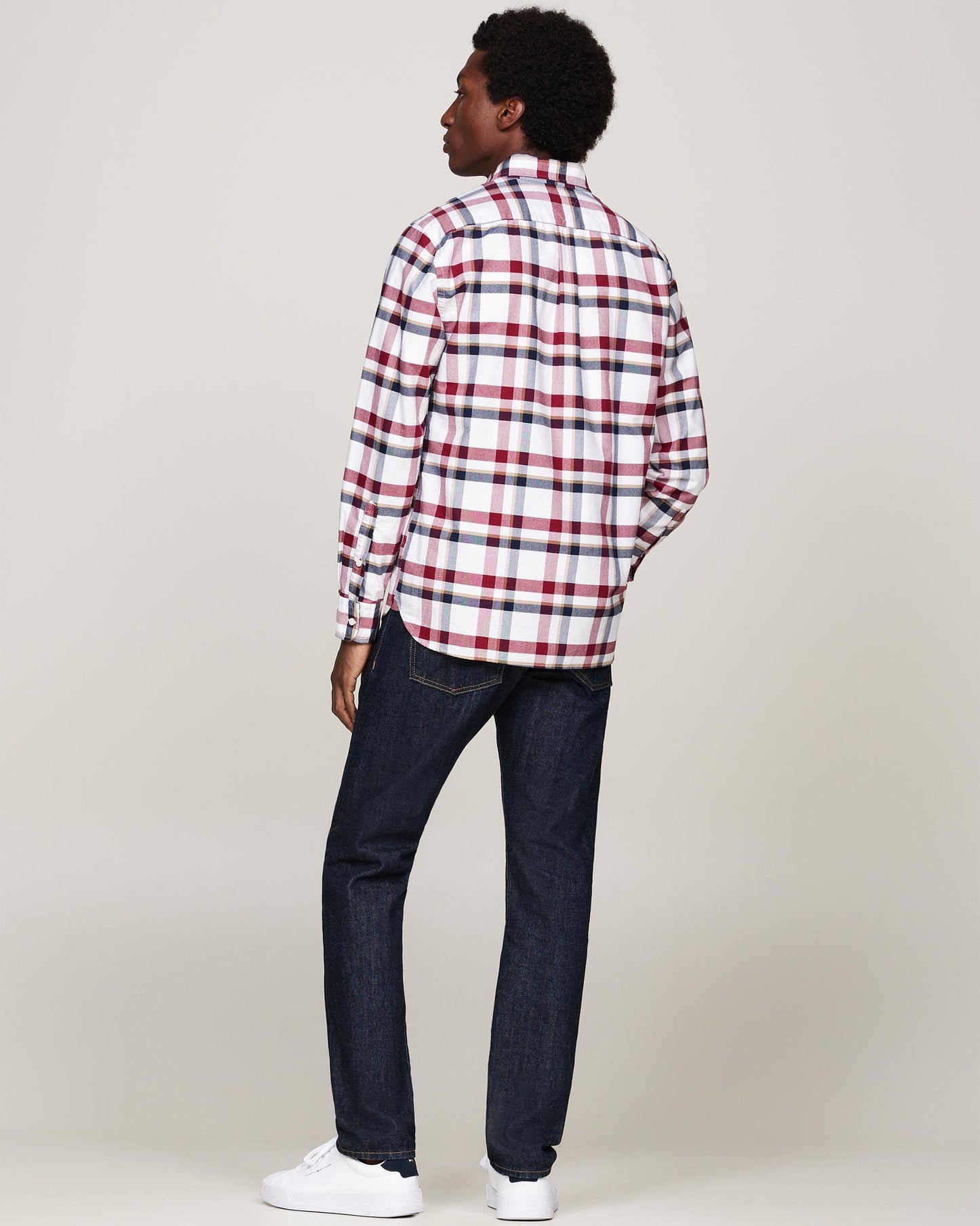 Tommy Hilfiger Tommy Hilfiger Heritage Check Mens Long Sleeve Oxford Shirt