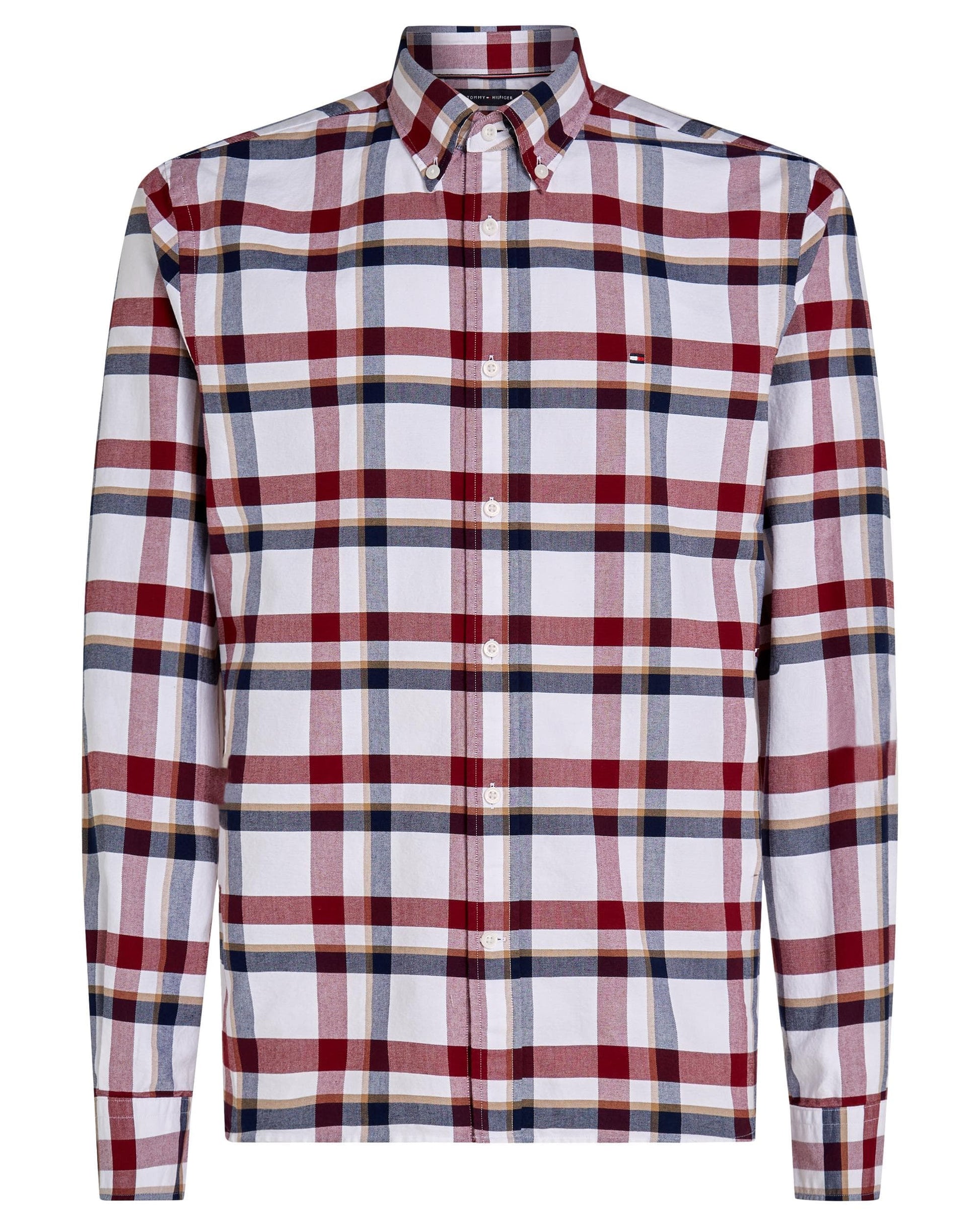 Tommy Hilfiger Tommy Hilfiger Heritage Check Mens Long Sleeve Oxford Shirt