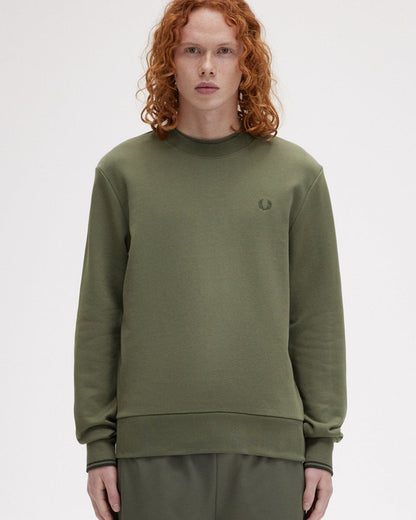 Fred Perry Mens Crew Neck Sweatshirt