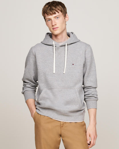 Tommy Hilfiger Essential Fleece Mens Hoodie - Medium Grey Heather